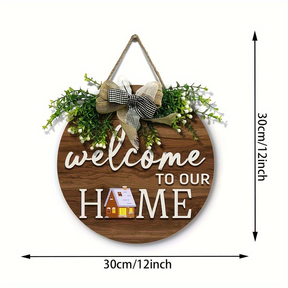 Wooden Home Wreath