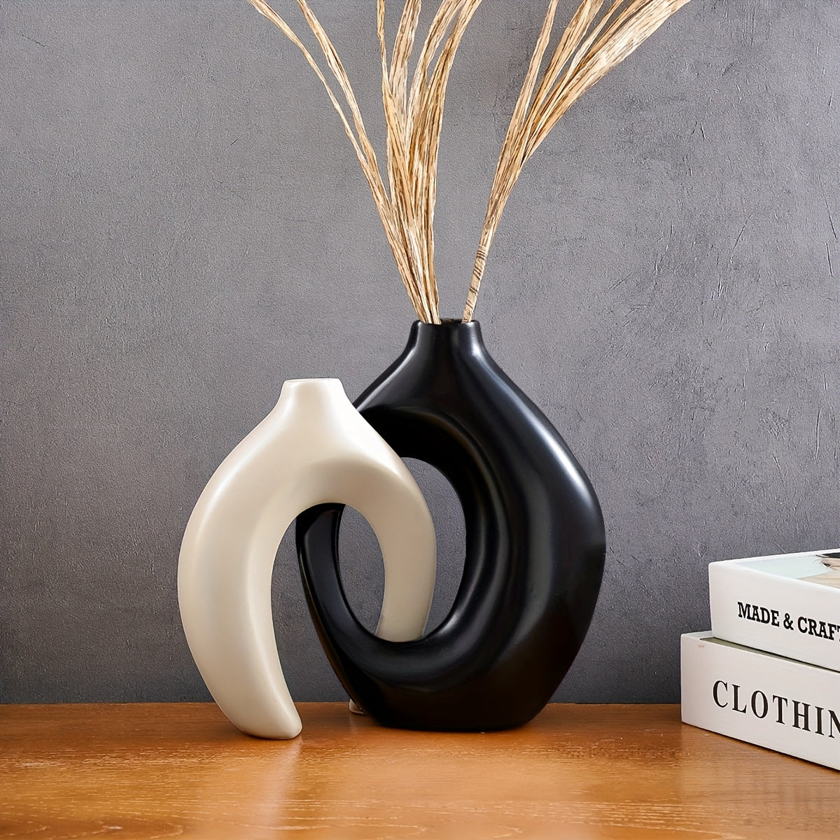 Modern Ceramic Couple Vases