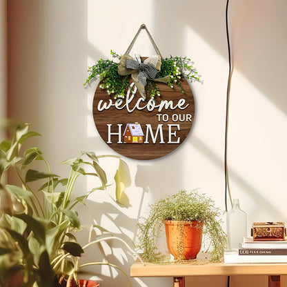 Wooden Home Wreath