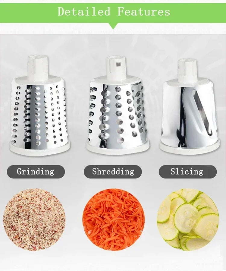 Multi-function Drum Vegetable Chopper