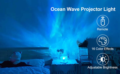 Ocean Wave Night Projector