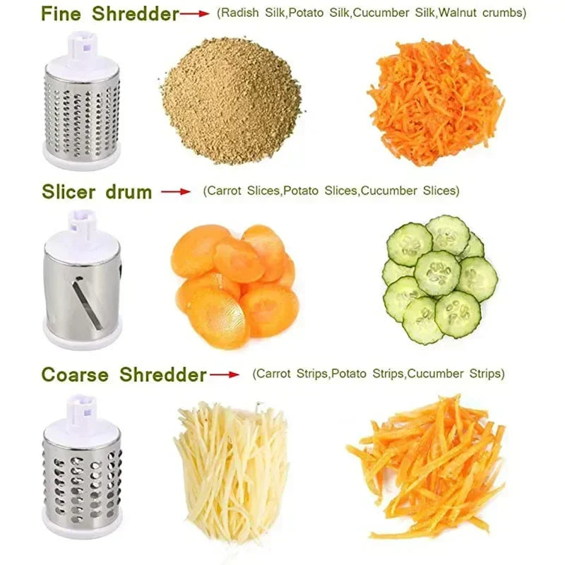 Multi-function Drum Vegetable Chopper