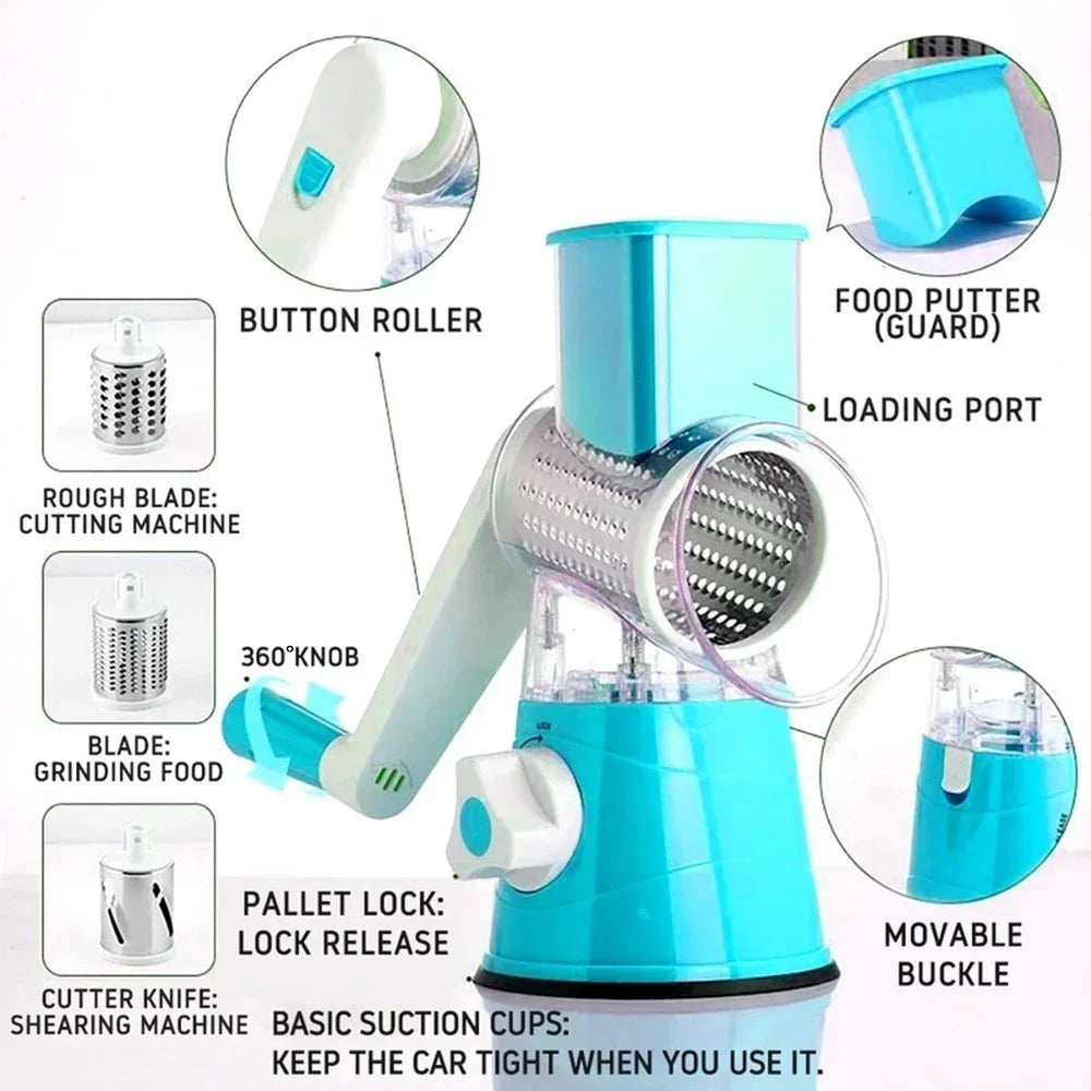 Multi-function Drum Vegetable Chopper