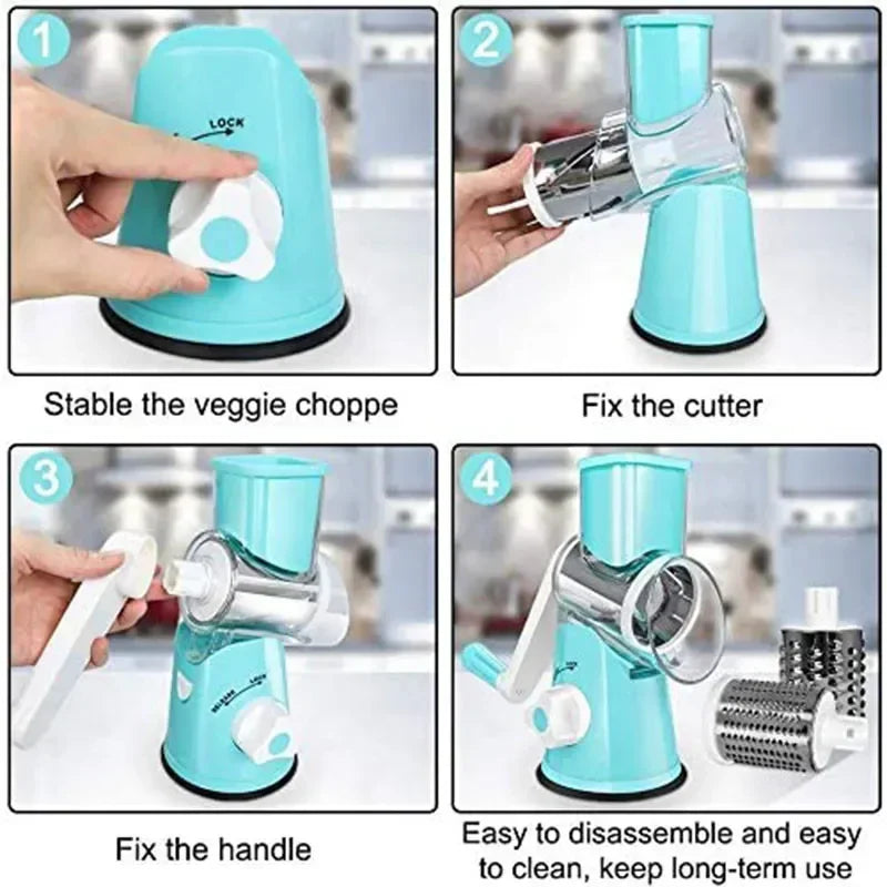 Multi-function Drum Vegetable Chopper