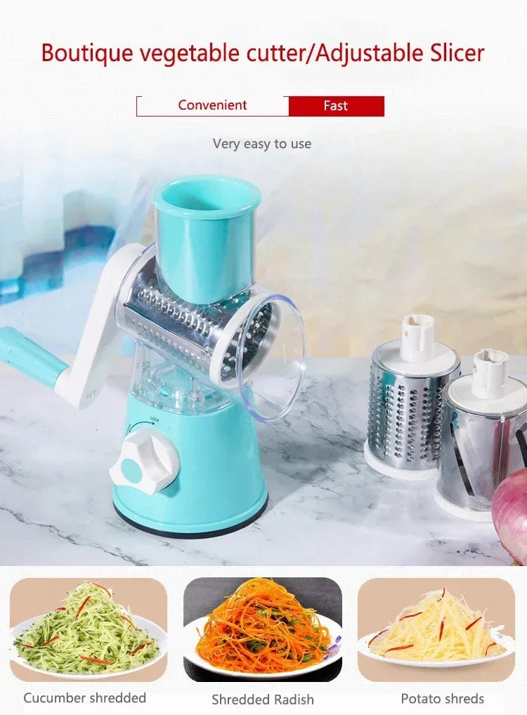 Multi-function Drum Vegetable Chopper