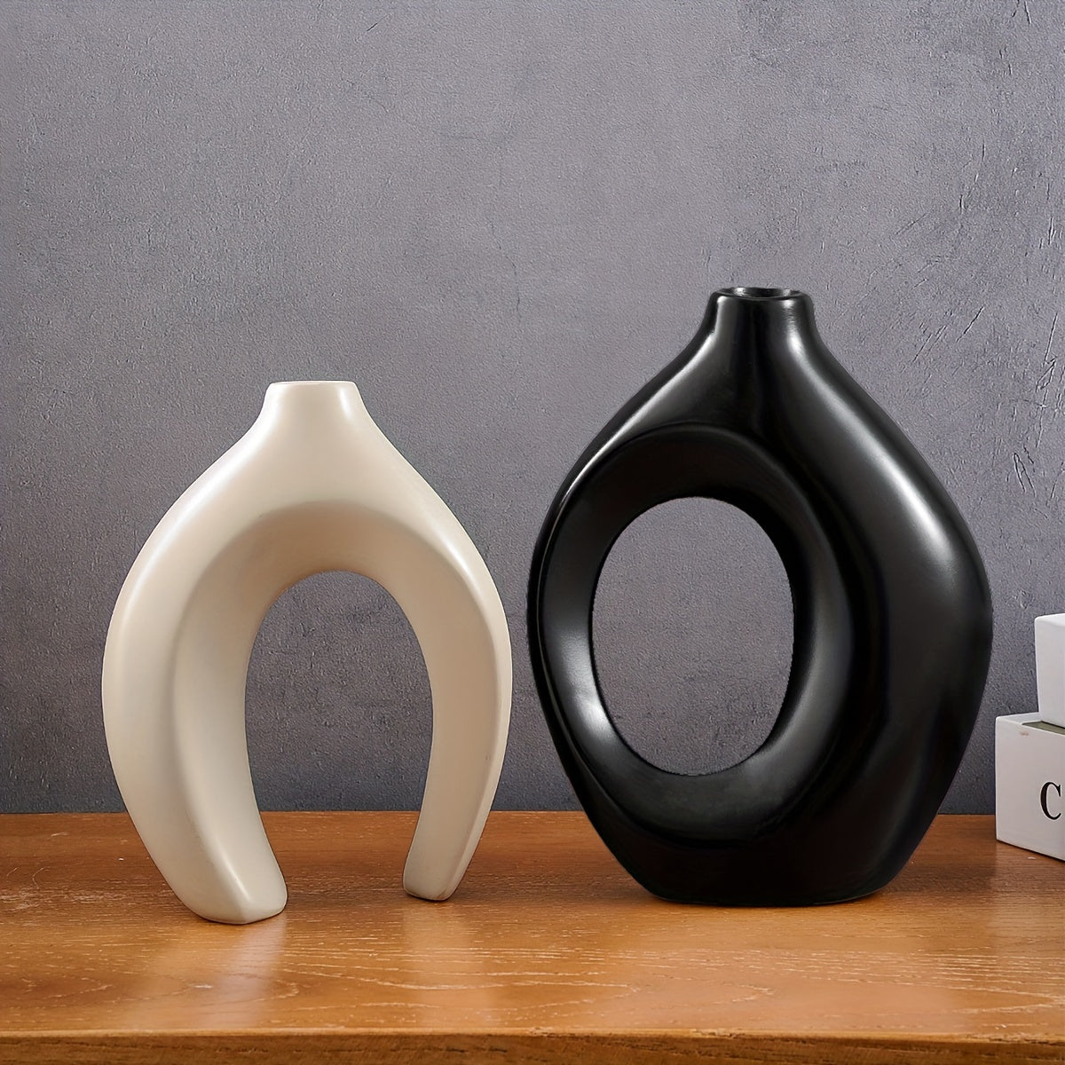 Modern Ceramic Couple Vases