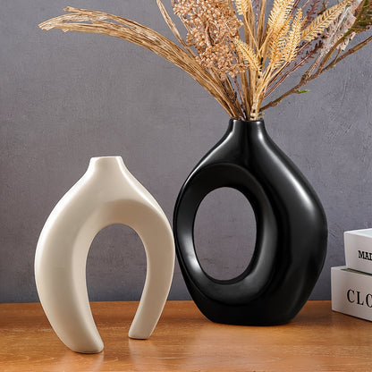 Modern Ceramic Couple Vases