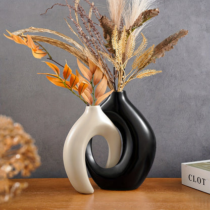 Modern Ceramic Couple Vases